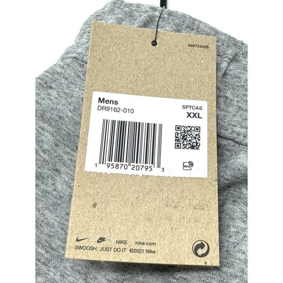 Nike Men Sportswear Tech Fleece Grey Jogger Pants, Size XXL - Picture 5 of 7